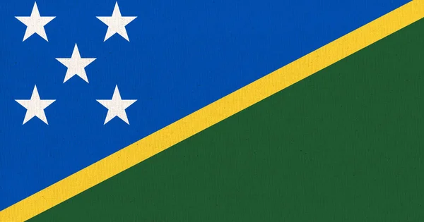 Bandiera Delle Isole Salomone Bandiera Isole Salomone Sulla Superficie Del — Foto Stock