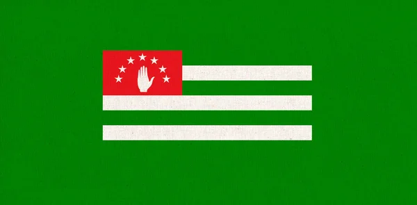 Vlag Van Het Niet Erkende Land Abchazië Vlag Van Het — Stockfoto