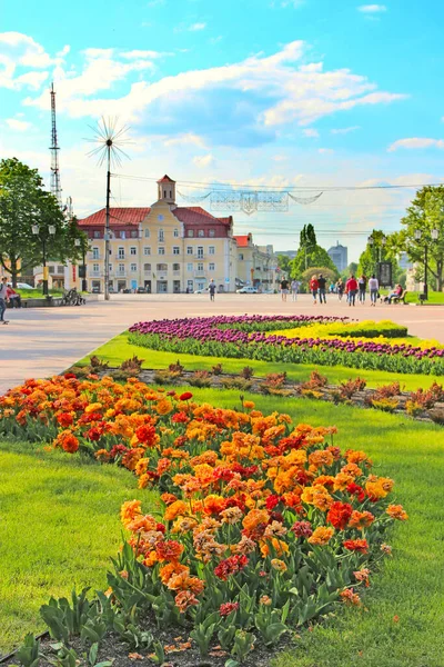 Чернигов Украина Мая 2020 Года Весной Люди Отдыхают Городском Парке — стоковое фото