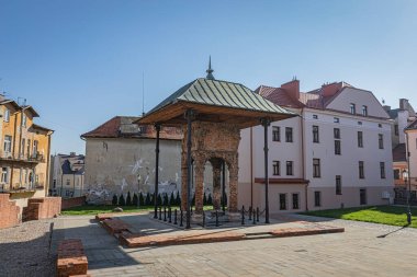 TARNow, POLAND - 10 Ekim 2021: Malopolska 'daki Polonyalı şehri 