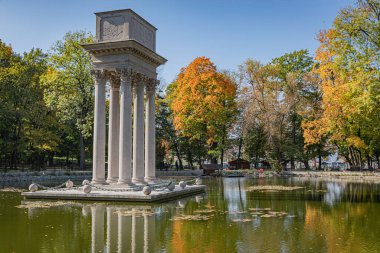 TARNow, POLAND - 10 Ekim 2021: Malopolska 'daki Polonyalı şehri 