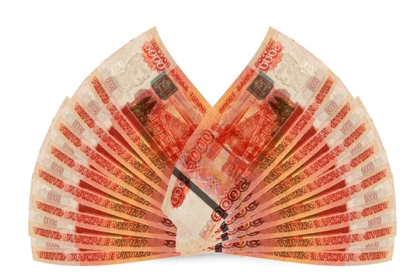 Russian money in the form of wings — Stock Photo, Image