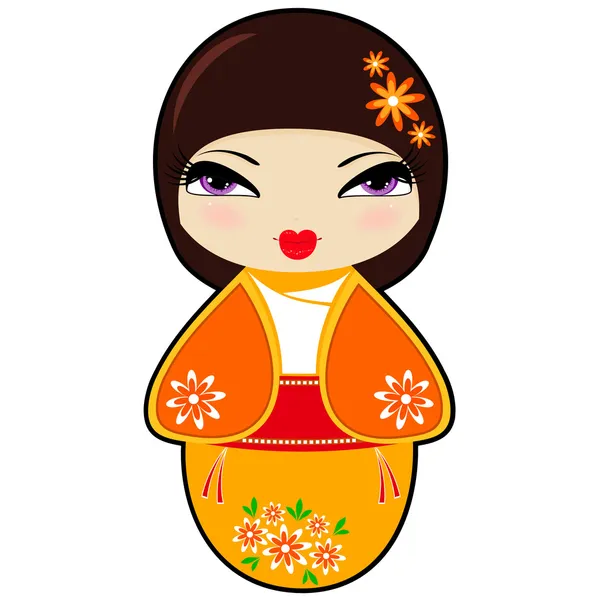 şirin kokeshi bebek