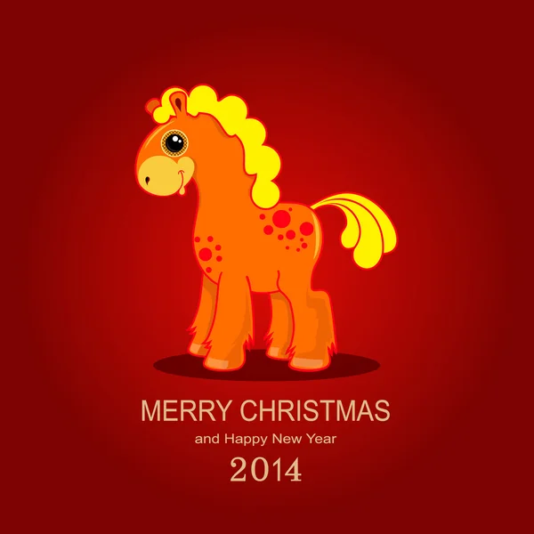 bir atı ile tebrik kartı