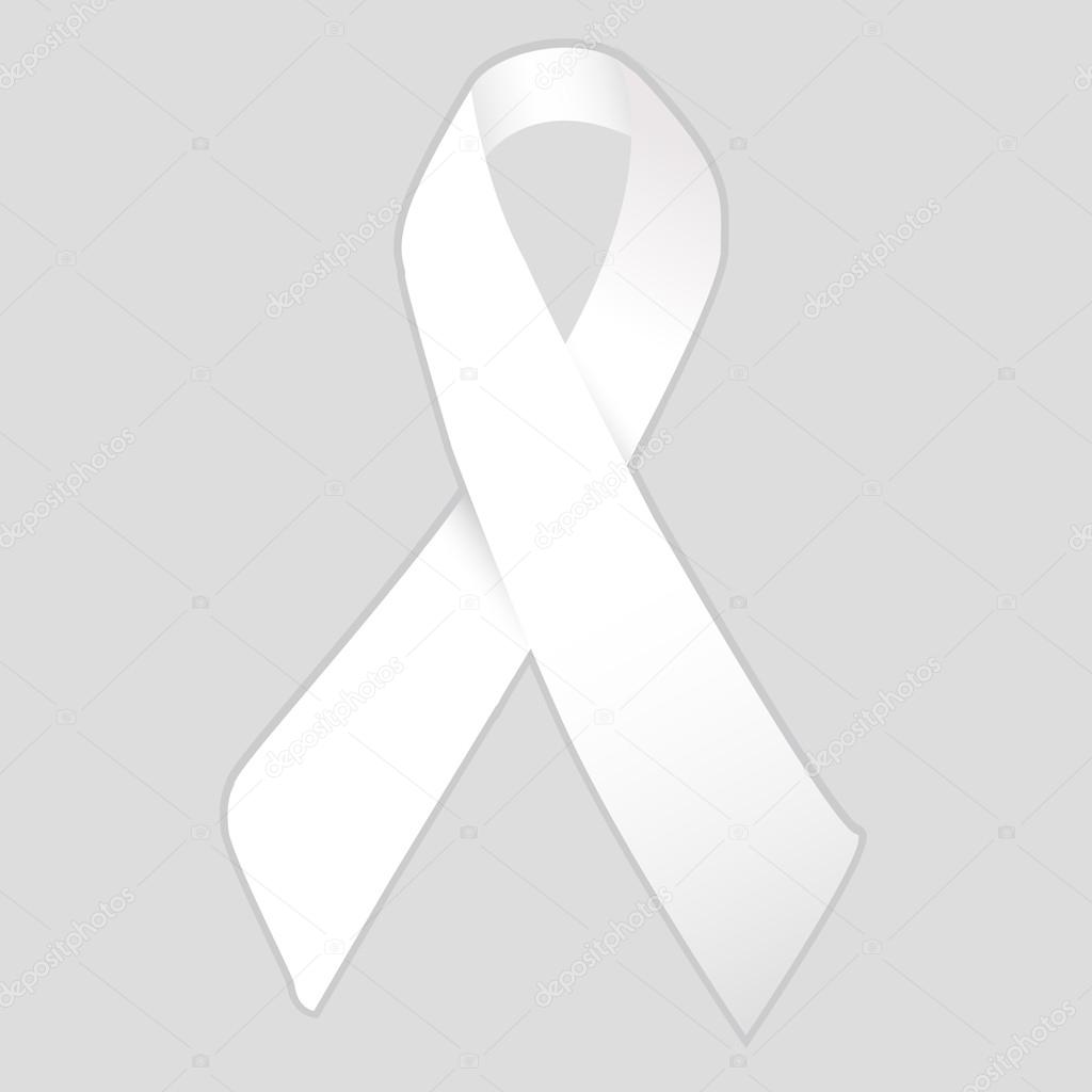 White ribbon Campaign Stock Vector Image by ©FevralskayaT 36001095