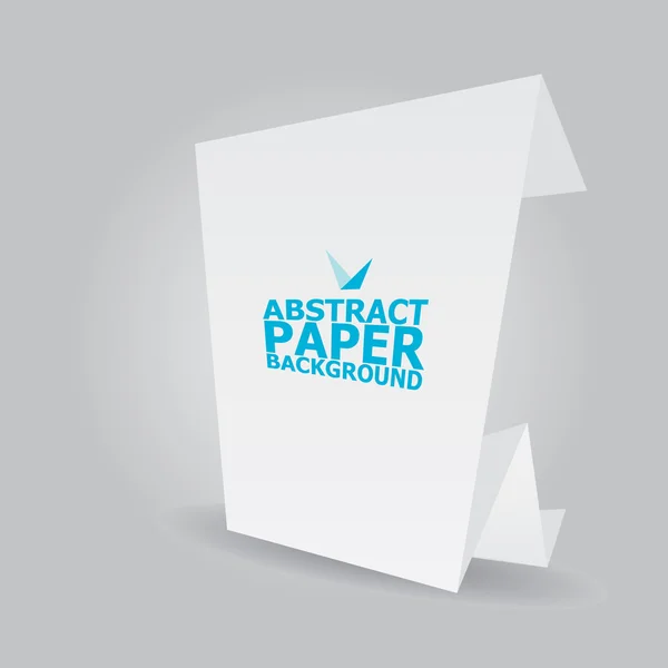 Streszczenie białego papieru origami tło — Wektor stockowy