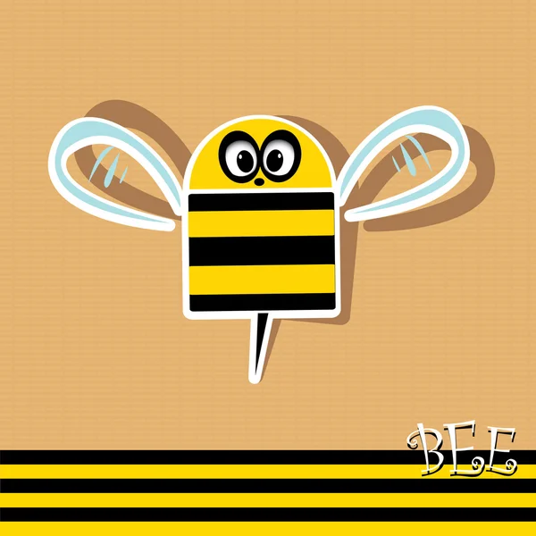 Ícone de abelha vetora. ilustração vetorial . — Vetor de Stock