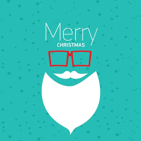 Christmas hipster poster for party or card. — Stock Vector