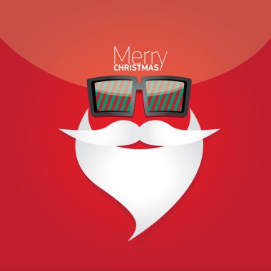 parti veya kart için Noel hipster poster.