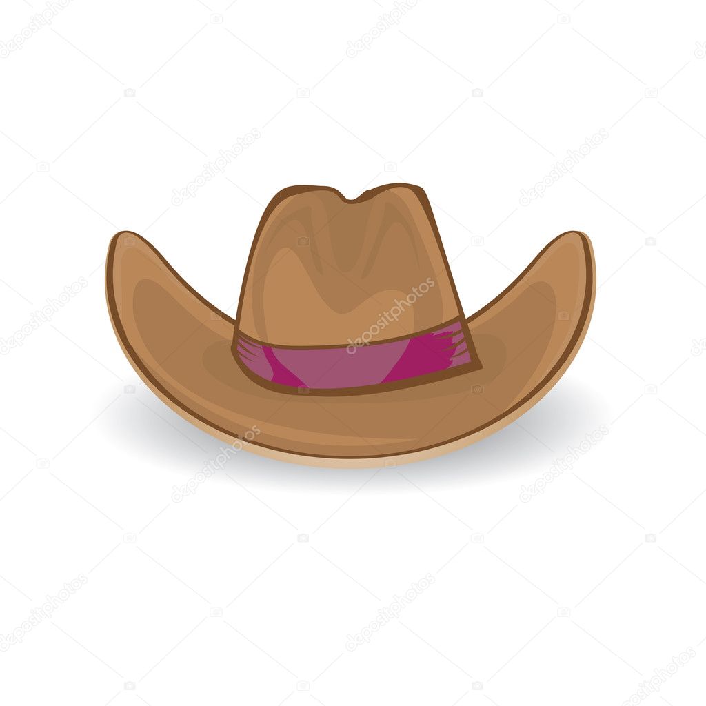 sombrero de vaquero. ilustración vectorial — Vector de stock © zm1ter