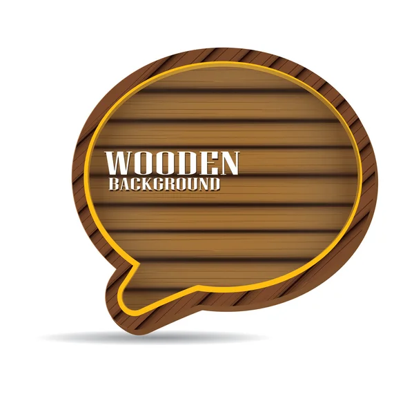 Vector wooden background for design. — Stock Vector
