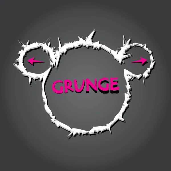 Fondo negro grunge abstracto — Vector de stock