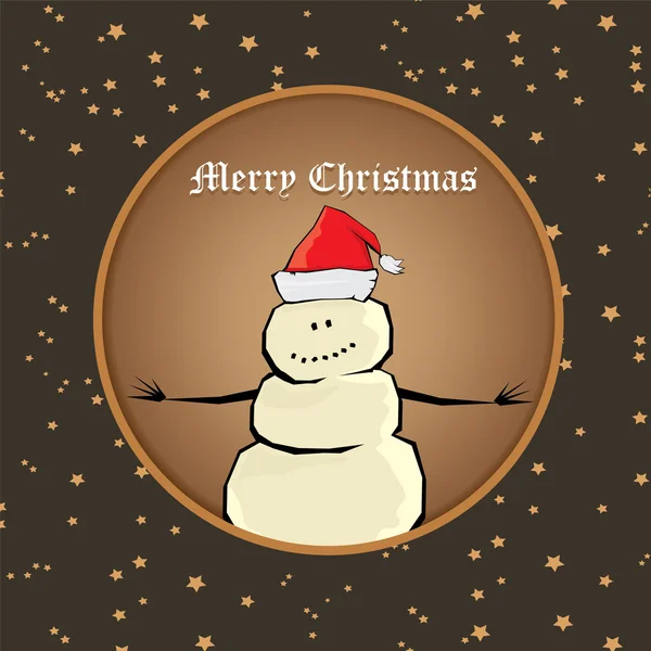 Vector strip cartoon vrolijk Kerstmis illustratie — Stockvector