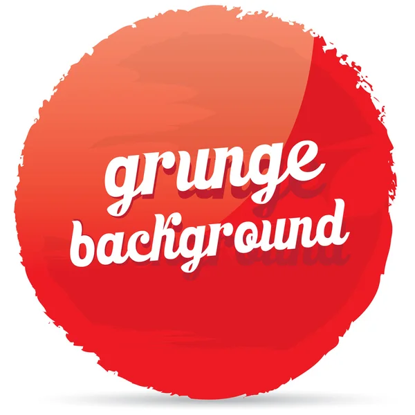 Vector Grunge brillante rojo forma banner fondo — Vector de stock