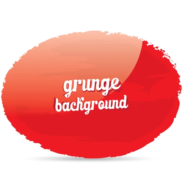 Vector Grunge glossy red shape banner background — Stock Vector