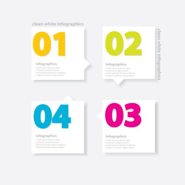 moderne platte ontwerp infographics