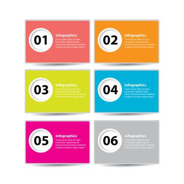 moderne platte ontwerp infographics
