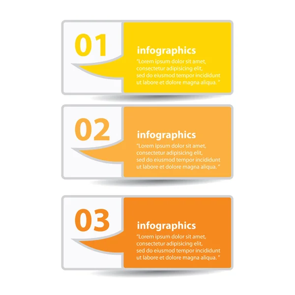 Infografías de diseño plano moderno — Vector de stock