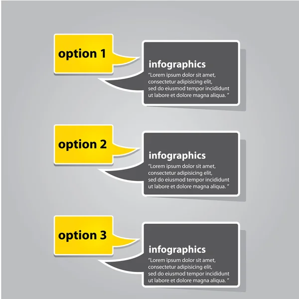 Infografías de diseño plano moderno — Vector de stock