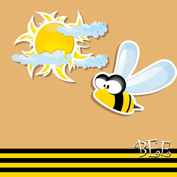 Ícone de abelha vetora. ilustração vetorial . —  Vetores de Stock