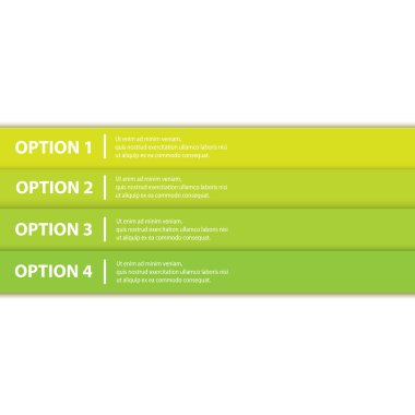 vektör yeşil kağıt ilerleme arka plan afiş