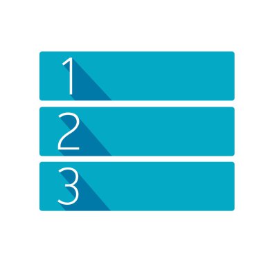 Mavi modern trendy düz tasarım afiş