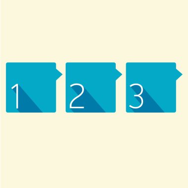 Mavi modern trendy düz tasarım afiş