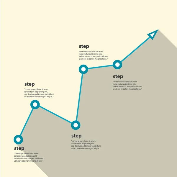 Gráfico de negocios y gráfico. ilustración vectorial — Archivo Imágenes Vectoriales