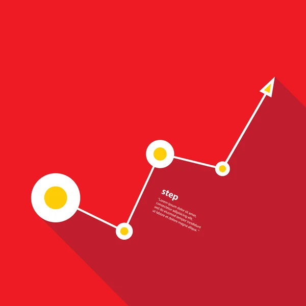 Gráfico de negocios y gráfico. ilustración vectorial — Archivo Imágenes Vectoriales