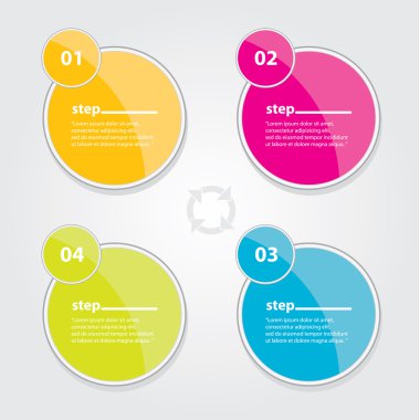 renkli modern dizayn parlak afiş şablon