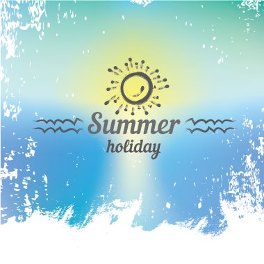 Soyut yaz cenneti plaj arka plan .