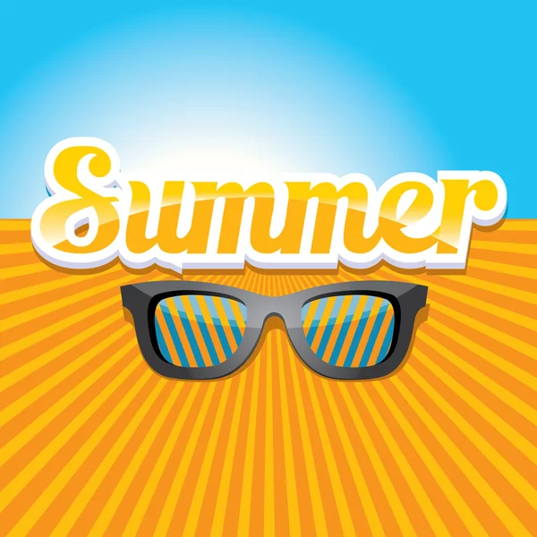 Résumé fond d'été  . — Image vectorielle