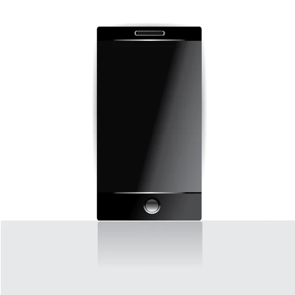 Izole boş bir ekran ile Smartphone — Stok Vektör