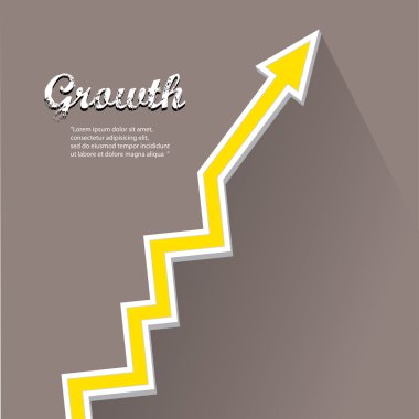 vektör düz iş grafik ve grafik üzerinde gri