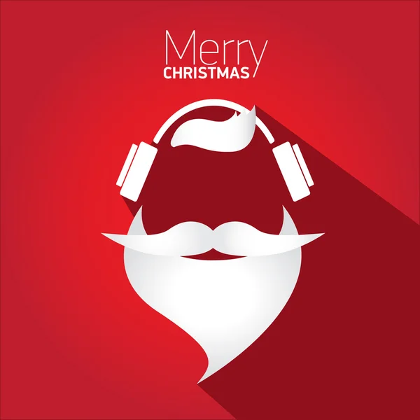 Merry christmas hipster poster için tebrik kartı.