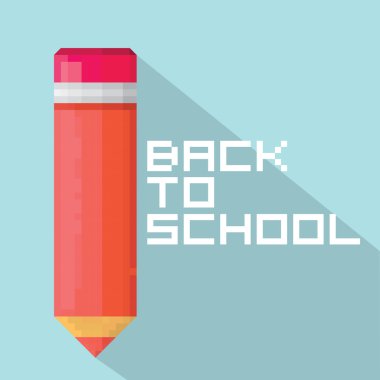 okula geri vektör kavramı