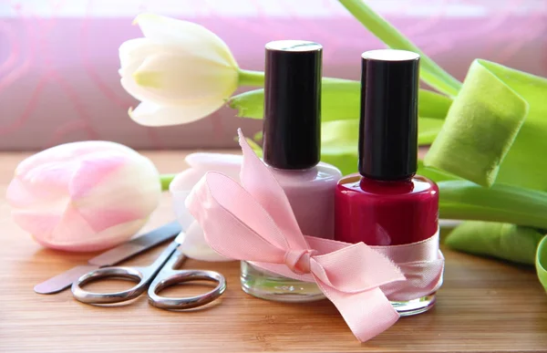 A set of manicure appliances — Stock Photo, Image