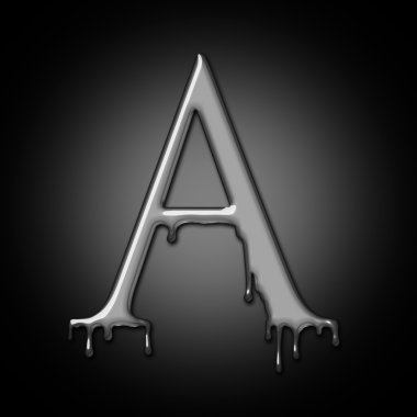 sıvı metal yazı tipi