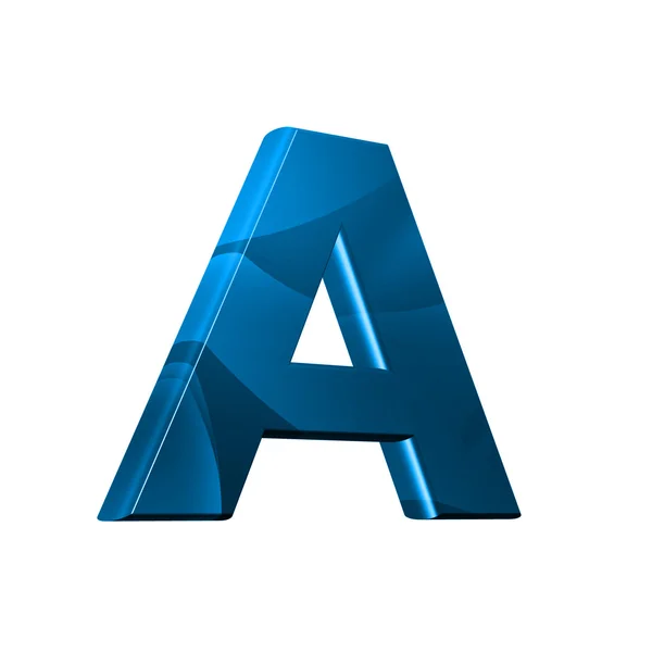 Blue 3D font — Stock Photo, Image