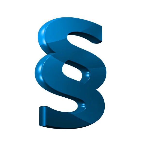 Blue 3D font — Stock Photo, Image