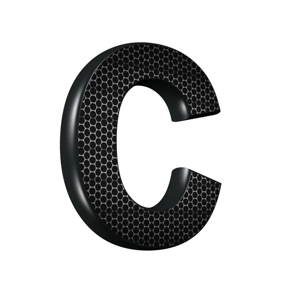 3d 碳字体 — 图库照片