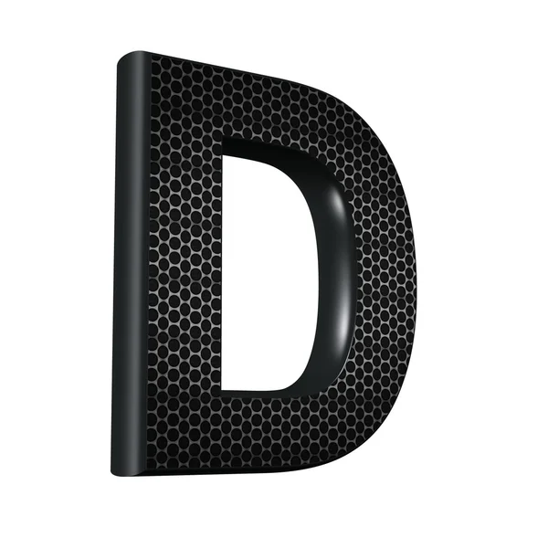 3D węgla czcionki — Zdjęcie stockowe