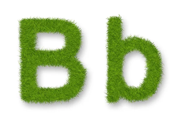 Травяной шрифт — стоковое фото