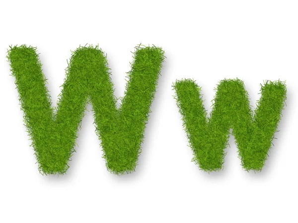 Grass font — Stock Photo, Image