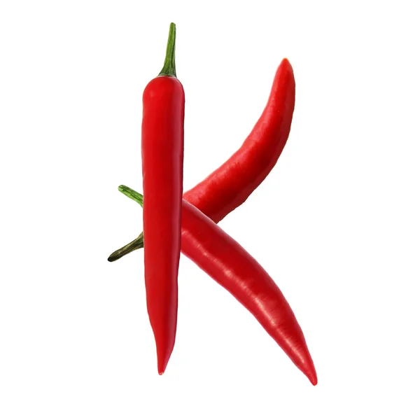 Red hot chili pepper fuente — Foto de Stock