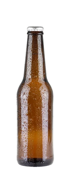 Frasco de cerveja isolado — Fotografia de Stock