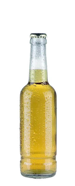 Bierfles geïsoleerd — Stockfoto