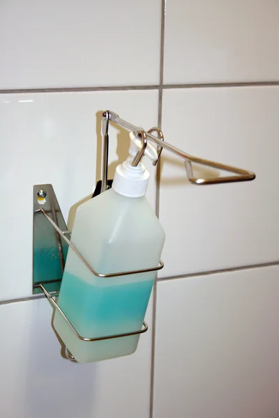 Hospital sanitizer dispenser — Stock Photo, Image
