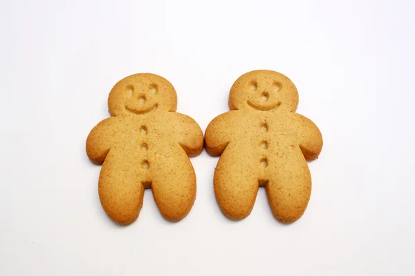 Dos galletas de jengibre — Foto de Stock