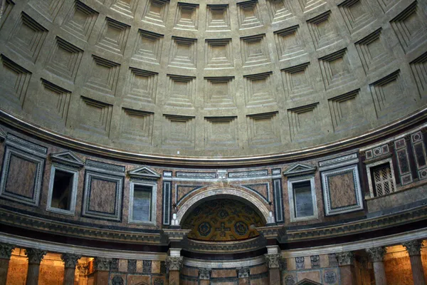 Interieur van de patheon in rome — Stockfoto